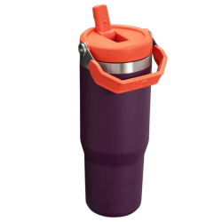 Stanley The Iceflow Flip Straw Pipetli Termos 0,89 Lt Mor-Turuncu - 4