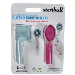 Steriball Diş Fırçası Saklama Kabı 2'li Mavi/Kırmızı - Steriball