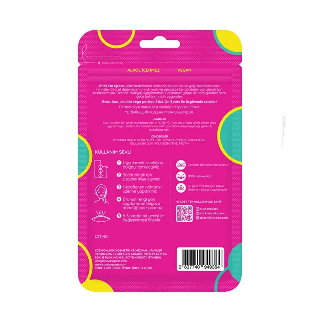 Stick On Spots SOS Sivilce ve Akne Bandı 15 Adet - 3