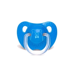 Suavinex Evolutıon Ortodontik Silikon Emzik (6-18 Ay) Bear Lacivert - 