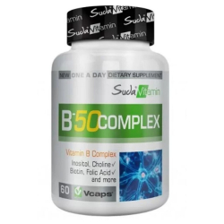 Suda Vitamin B-50 Complex 60 Bitkisel Kapsül