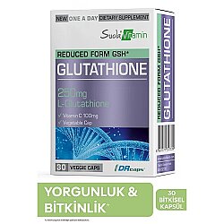 Suda Vitamin Glutathione 250 mg 30 Vegan Kapsül - Suda Collagen