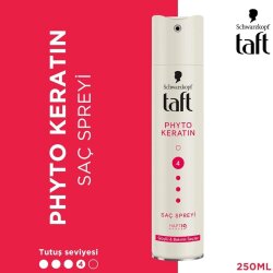 Taft Phyto Keratin Saç Spreyi 250ml - No:4 Ultra Güçlü - Taft (1)