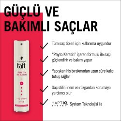 Taft Phyto Keratin Saç Spreyi 250ml - No:4 Ultra Güçlü - 3