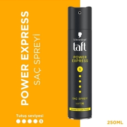 Taft Power Express Saç Şekillendirici Sprey 250ml - No:5 Hızla Kuruyan Güçlendirici & Uzun Süreli Tutuş Etkili - 3