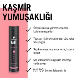 Taft Power Saç Spreyi Kaşmir Yumuşaklığı 250ml - 3
