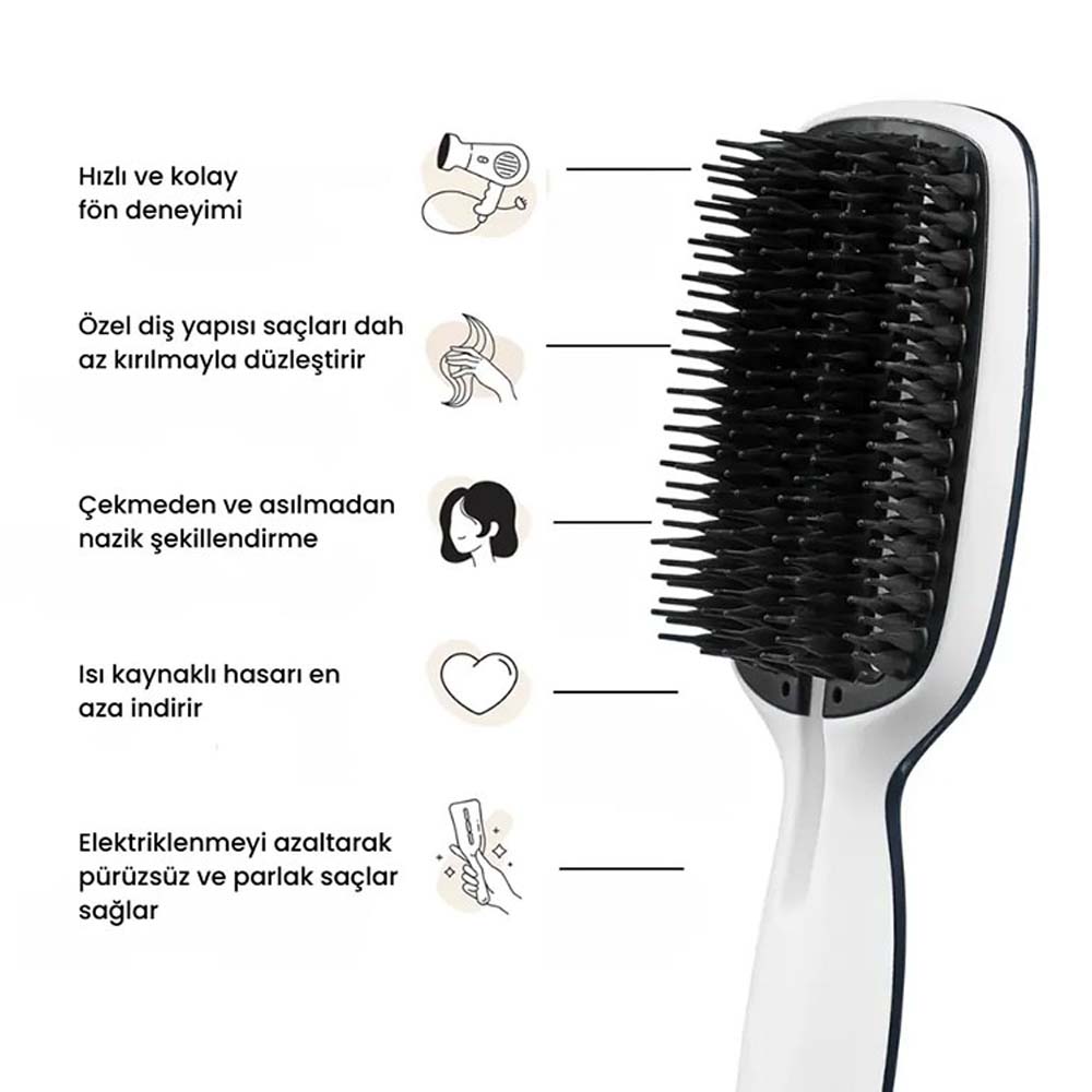 Tangle Teezer Blow Stylıng Half Paddle Purple - Tangle Teezer (1)