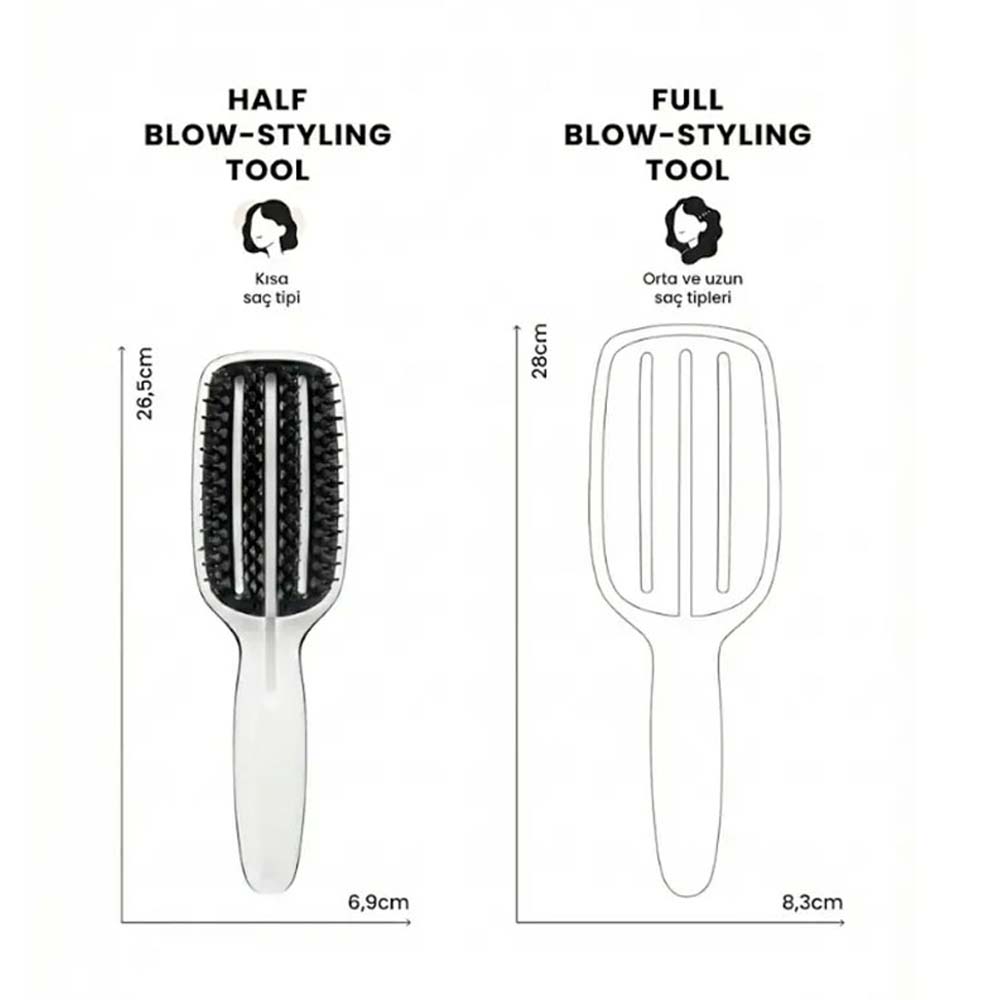 Tangle Teezer Blow Stylıng Half Paddle Purple - 5