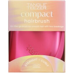 Tangle Teezer Detangling Compact Styler Saç Fırçası Berry Pink Chrome - 4