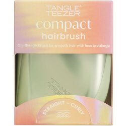 Tangle Teezer Detangling Compact Styler Saç Fırçası Pistachio Green Chrome - 4