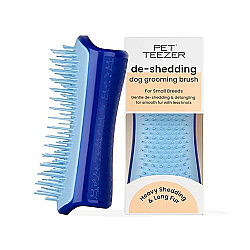 Tangle Teezer Pet Deshedding Small Blue Uzun Tüylü Köpek Bakım Fırçası - Tangle Teezer