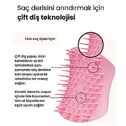 Tangle Teezer Pretty Pink Saç Derisi Masaj ve Eksfoliye Edici Fırça - 3