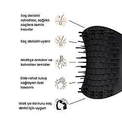 Tangle Teezer Scalp Brush Black Saç Derisi Masaj Fırçası - 3