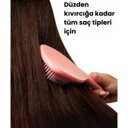 Tangle Teezer The Large Wet Detangler Peach Saç Fırçası - 6