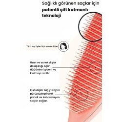Tangle Teezer The Large Wet Detangler Peach Saç Fırçası - 4