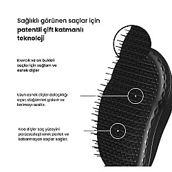 Tangle Teezer Original Detangling Hairbrush Panther Black Tarak - Tangle Teezer (1)