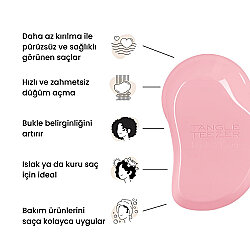 Tangle Teezer Thick & Curly Pink Saç Fırçası - 7