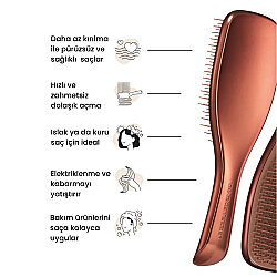 Tangle Teezer Ultimate Detangler - Chrome - Choc Bronze - 8