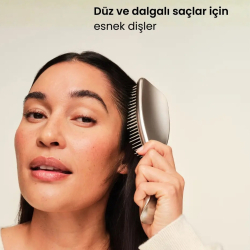 Tangle Teezer Ultimate Detangler Chrome Midnight Silver Gümüş Düz ve Kıvırcık Saçlar için Saç Fırçası - 5