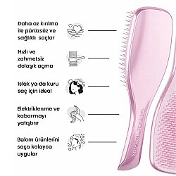 Tangle Teezer Ultimate Detangler Mini Chrome Mauve Saç Fırçası - 3