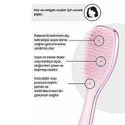 Tangle Teezer Ultimate Detangler Mini Chrome Mauve Saç Fırçası - Tangle Teezer (1)