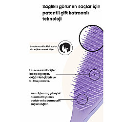 Tangle Teezer Wet Hair Naturally Curly Lilac Saç Fırçası - 5