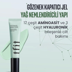 Tfit Cotton Veil Makeup Base Makyaj Bazı30ml- 01 Pure Green - 2