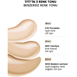 Tfit Signature Fit Cover Fondöten 30gr- W01 Vanilla - 3