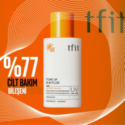 Tfit Tone Up Sun Fluid Spf50 Pembe Güneş Kremi 50ml - 3
