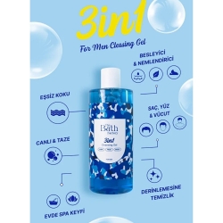 The Bath Factory 3 in 1 Erkeklere Özel Saç Yüz Vücut Temizleme Jeli 400 ml - 3