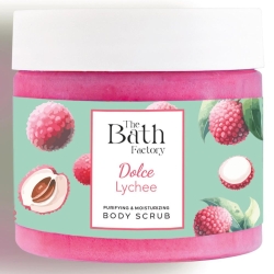 The Bath Factory Besleyici Arındırıcı & Nemlendirici Vücut Peelingi - Dolce Lychee 300gr - 6