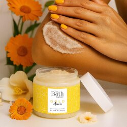 The Bath Factory Besleyici Arındırıcı & Nemlendirici Vücut Peelingi - Gold Aura 300gr - 3