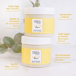 The Bath Factory Besleyici Arındırıcı & Nemlendirici Vücut Peelingi - Gold Aura 300gr - 5