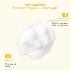 The Bath Factory Nemlendirici El - Yüz Ve Vücut Sabunu - Gold Aura - The Bath Factory (1)