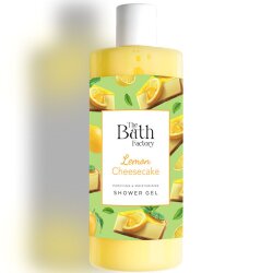 The Bath Factory Lemon Cheesecake Nemlendirici ve Besleyici Duş Jeli 400ml - The Bath Factory