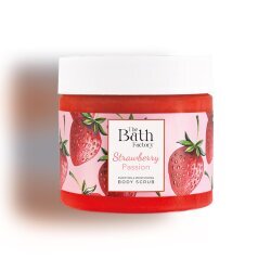 The Bath Factory Nemlendirici ve Arındırıcı Shea Vücut Peelingi Çilek Aromalı 300gr