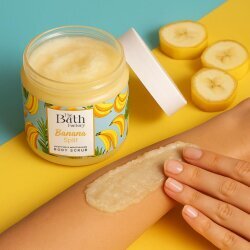 The Bath Factory Nemlendirici ve Arındırıcı Shea Vücut Peelingi Muz Aromalı 300gr - 2