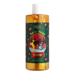 The Bath Factory Nemlendirici ve Besleyici New Year Shine Simli Duş Jeli 400 ml - The Bath Factory