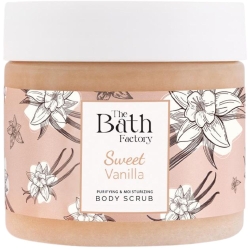 The Bath Factory Sweet Vanilla Nemlendirici ve Arındırıcı Vücut Peelingi 300gr - The Bath Factory