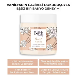 The Bath Factory Nemlendirici Ve Arındırıcı Vücut Peelingi - Vanilya 300gr