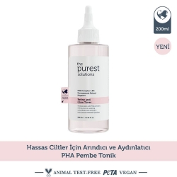 The Purest Solutions Hassas Ciltler İçin Arındırıcı ve Aydınlatıcı PHA Pembe Tonik 200ml