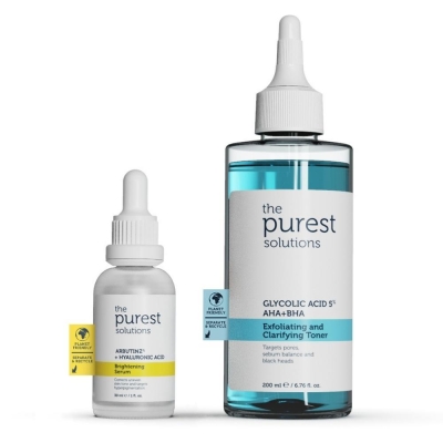 The Purest Solutions Koyu Leke ve Gözenek Karşıtı Bakım Seti 200 ml + 30 ml