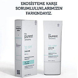 The Purest Solutions Yağlı Ciltler Için Mat Bitişli Güneş Kremi 50ml - 5