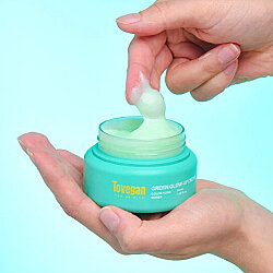 Tovegan Colorfood Series Green Glow Up Cream 50 ml – Yeşil Işıltı Kremi - 7