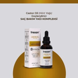 Tresan Castor Oil Güçlendirici Saç Bakım Yağı Kompleksi 50 ml - Tresan (1)