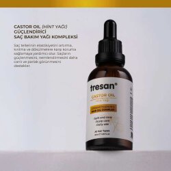 Tresan Castor Oil Güçlendirici Saç Bakım Yağı Kompleksi 50 ml - 3