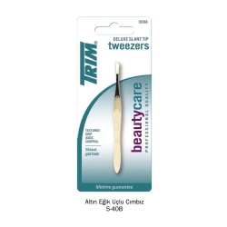 Trim Altın Eğik Uçlu Cımbız 5-40 B - Trim