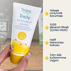 Trukid Sunny Days Daily - Güneş Koruyucu Krem SPF30+ 100 ml %100 Natural - 8