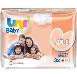 Uni Baby Aile Islak Mendil 3x52 Adet