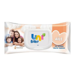 Uni Baby Aile Islak Mendil 90 Adet - Uni Baby